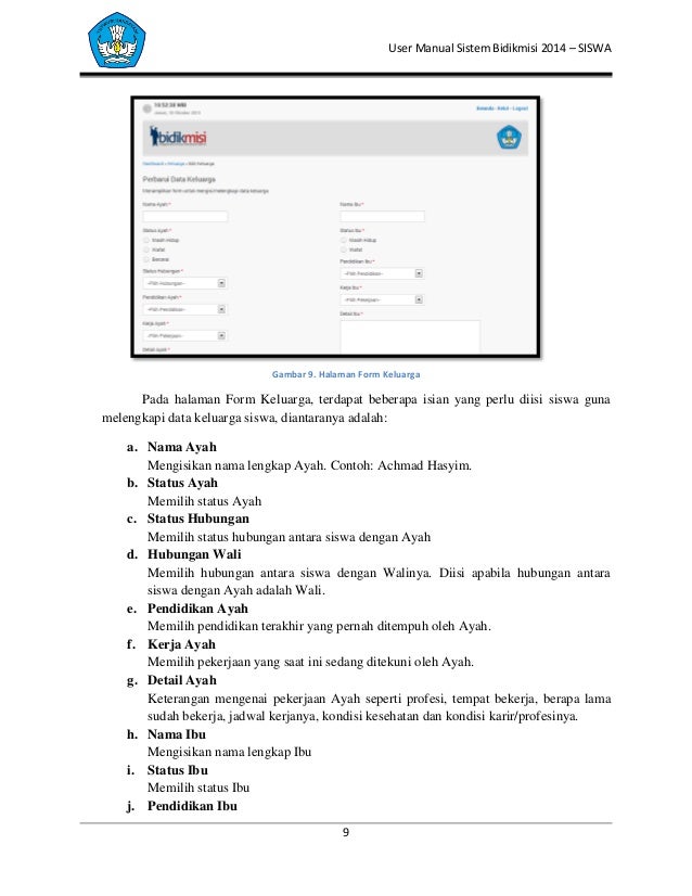 Petunjuk Teknis BIDIKMISI untuk siswa tahun 2014