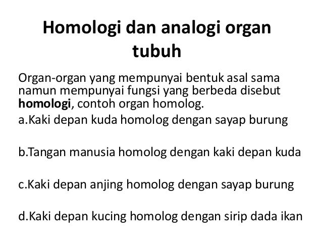 Petunjuk Evolusi Petunjuk Evolusi