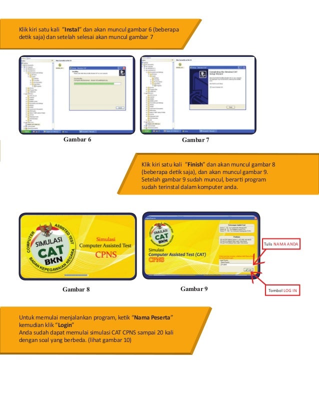 Petunjuk install dan penggunaan simulasi  cat 