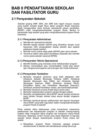Petunjuk Pelaksanaan Program ROOTS TPPK.ppt