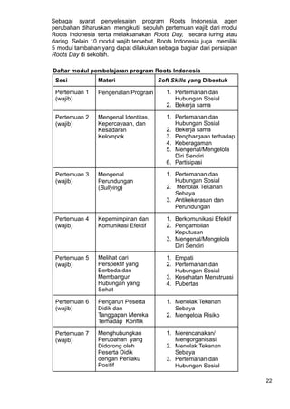 Petunjuk Pelaksanaan Program ROOTS TPPK.ppt