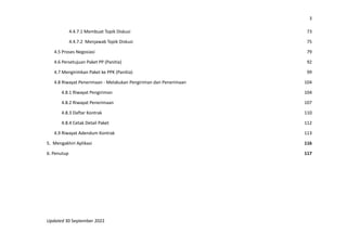 Petunjuk Penggunaan Aplikasi Epurchasing Katalog Elektronik Pp 30