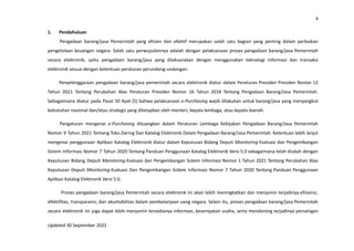 Petunjuk Penggunaan Aplikasi Epurchasing Katalog Elektronik Pp 30