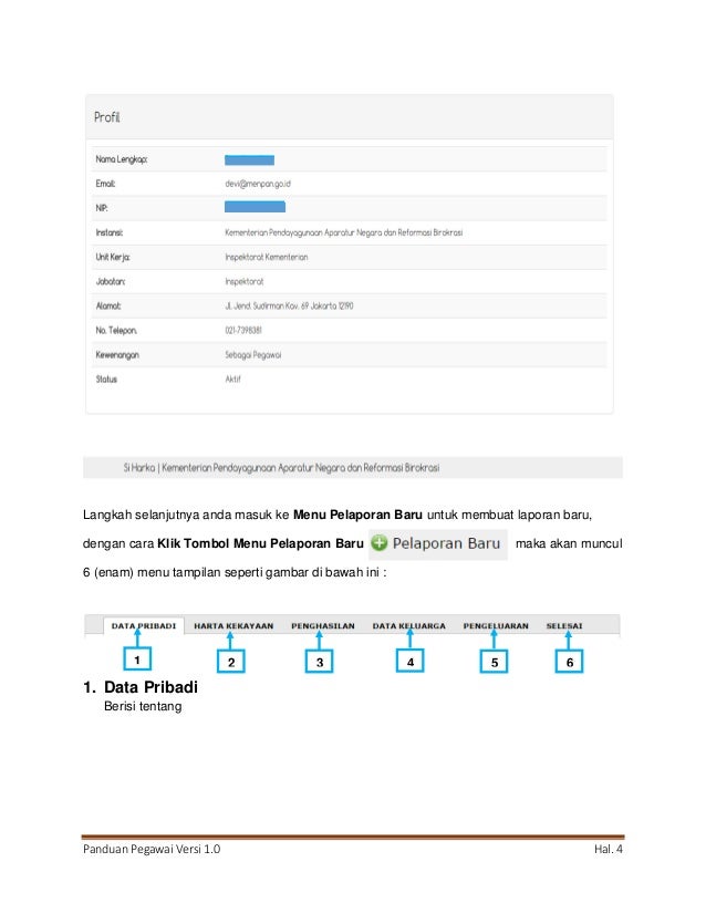 Petunjuk Penggunaan Aplikasi Siharka