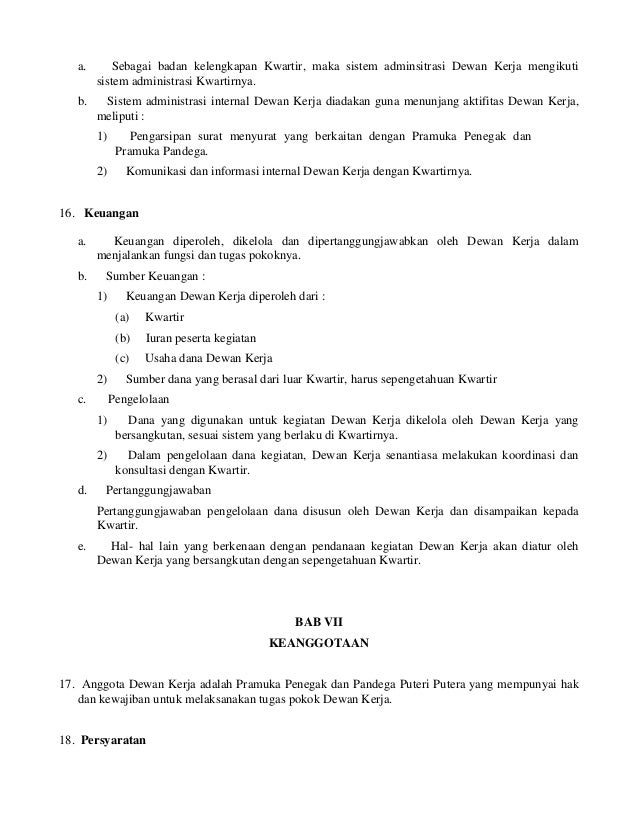 Petunjuk Penyelenggaraan Dewan Kerja Pramuka Penegak Dan