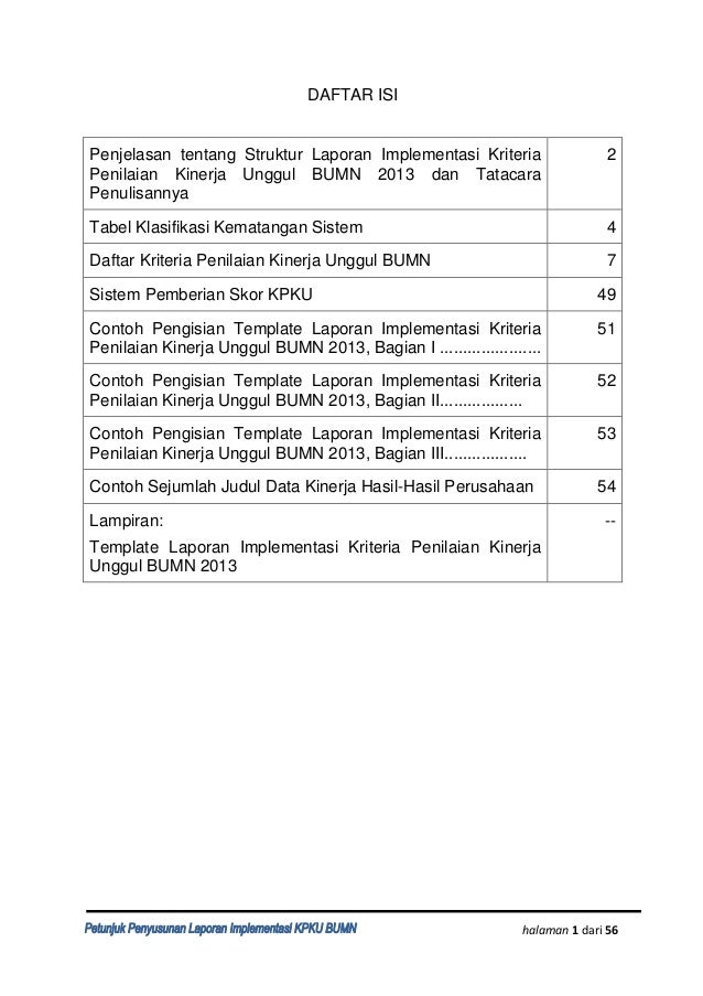 Petunjuk penyusunan laporan_implementasi_kpku_tahun_2013