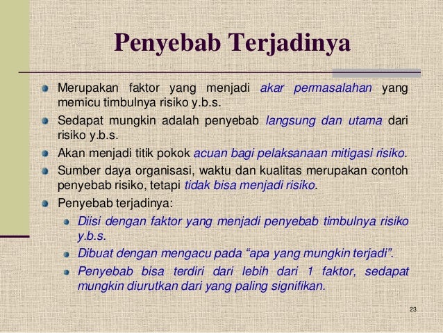 Petunjuk teknis pengisian form manajemen risiko kemenkeu