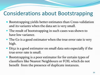 Considerations about Bootstrapping

64
 