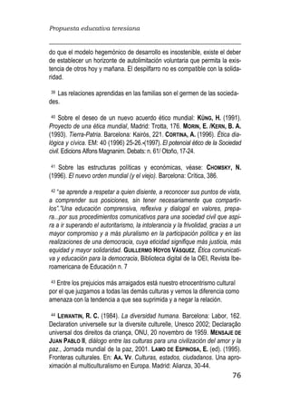 Propuesta Educativa Teresiana (PET-Venezuela, 2013)
