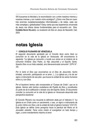 Propuesta Educativa Teresiana (PET-Venezuela, 2013)