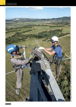 EEE – OMEXOM, ligne à 2 x 400 kV Baixas – Gaudiére, La Tour de France, Pyrénées Orientales, France © Sam Bié / Lafouche

62

CASCOS

 