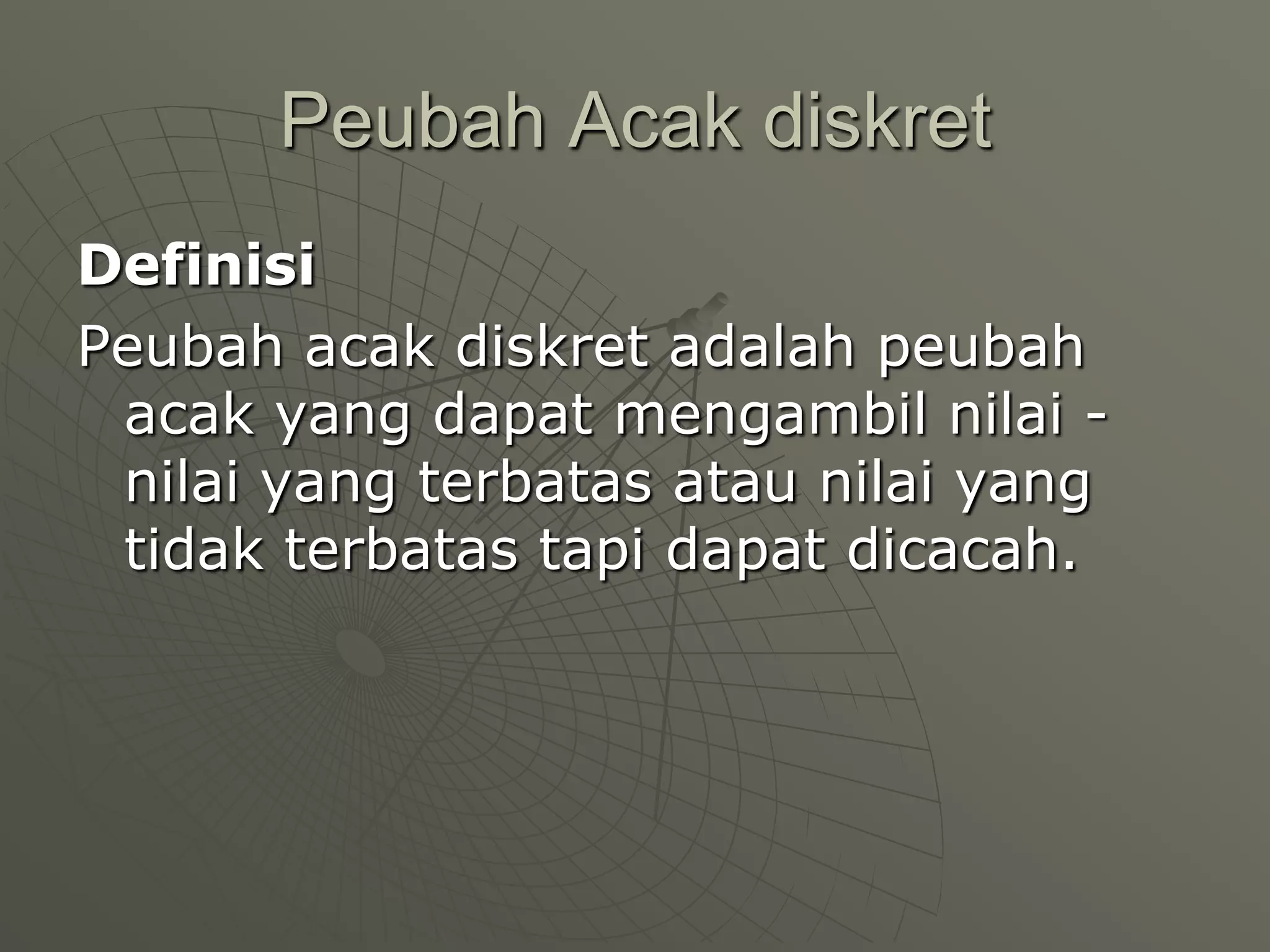 Acak Peubah acak | PPTX