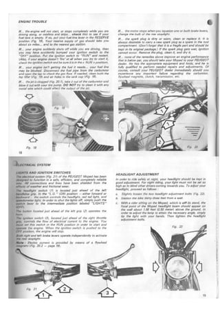 Peugeot 103 ownersmanual | PDF