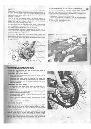 Peugeot 103 ownersmanual | PDF