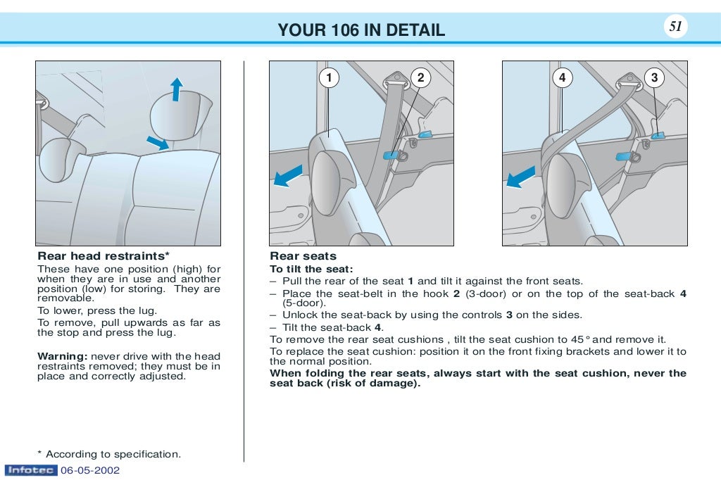 Peugeot 106 owners manual