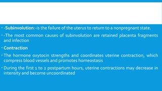 Subinvolution Def Peurperium | PPTX