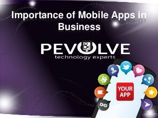 Importance of Mobile Apps in
Business

 