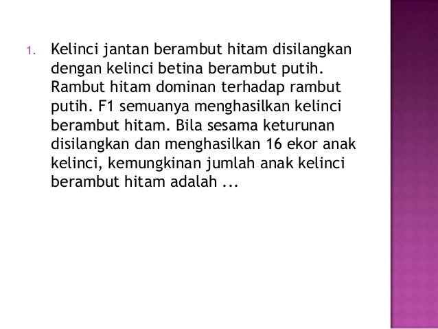 Pewarisan sifat Pewarisan sifat