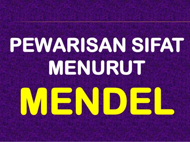 Pewarisan Sifat
