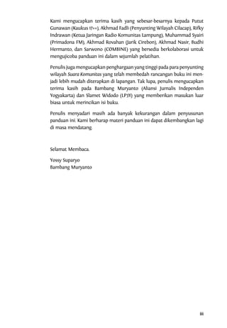 Pewartawarga: Teori dan Praktik