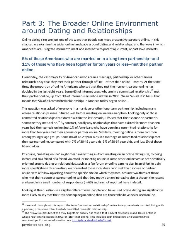 research paper on online dating