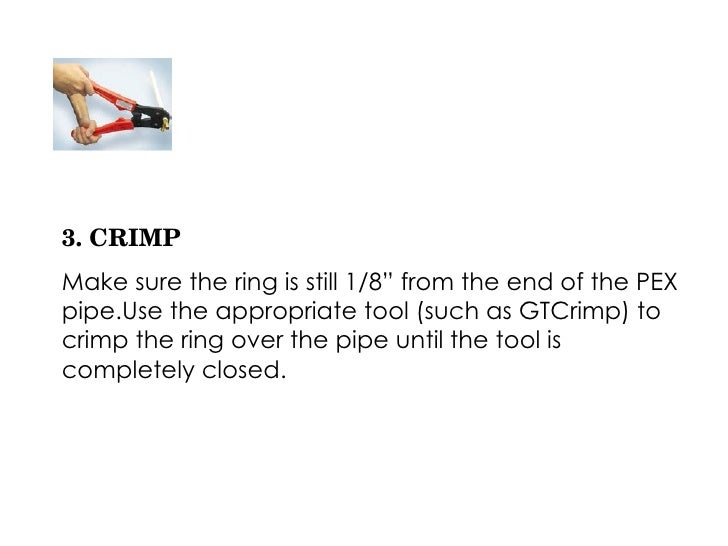 Pex Installation Guide