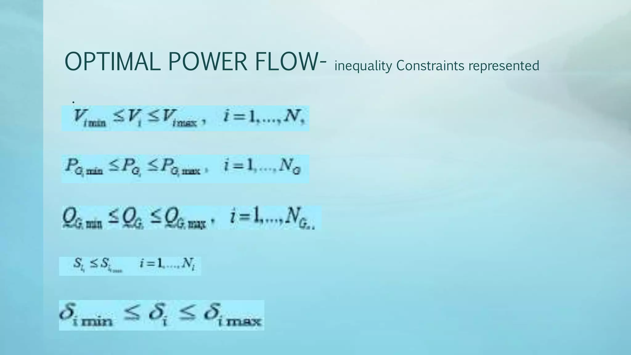 Continuous Action Potential Games With Applications To Optimal Power Flow power flow and optimal power flow | PPT