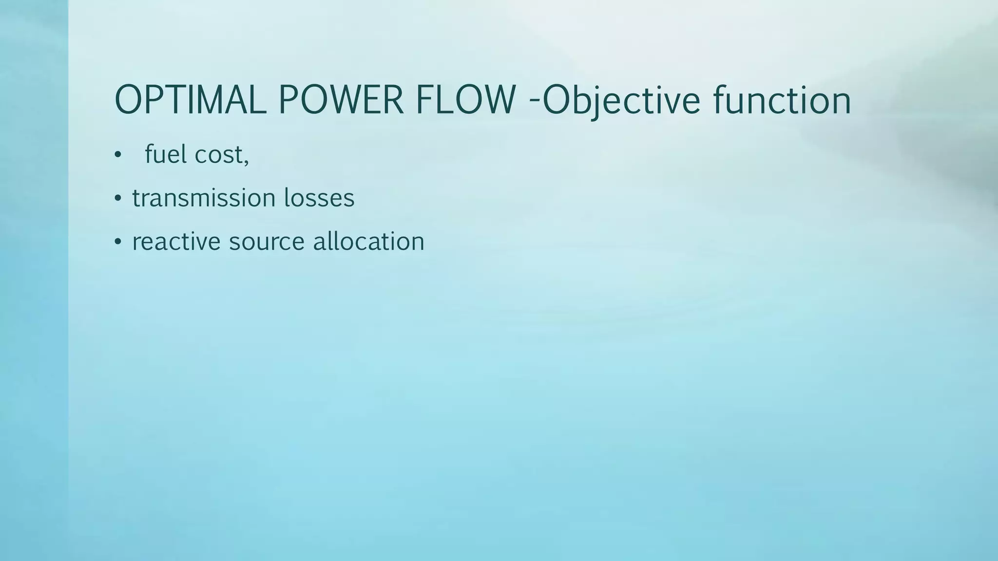 Continuous Action Potential Games With Applications To Optimal Power Flow power flow and optimal power flow | PPT