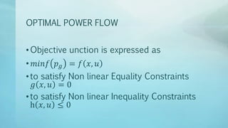 power flow and optimal power flow | PPTX