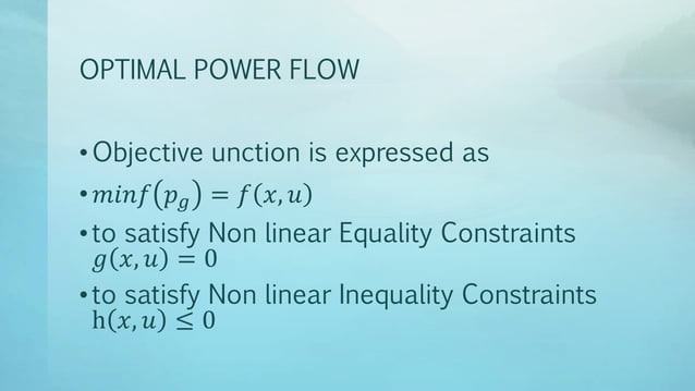 Continuous Action Potential Games With Applications To Optimal Power Flow power flow and optimal power flow | PPT