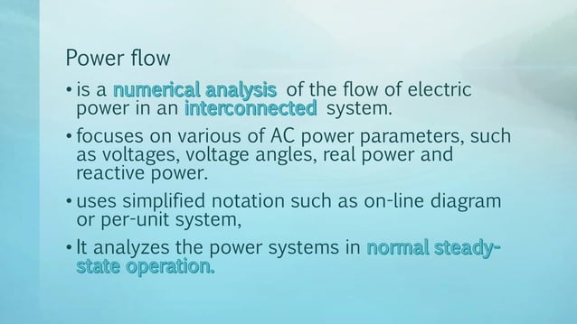 power flow and optimal power flow | PPTX