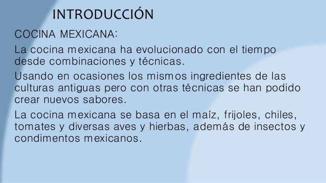 Recetario de cocina mexicana