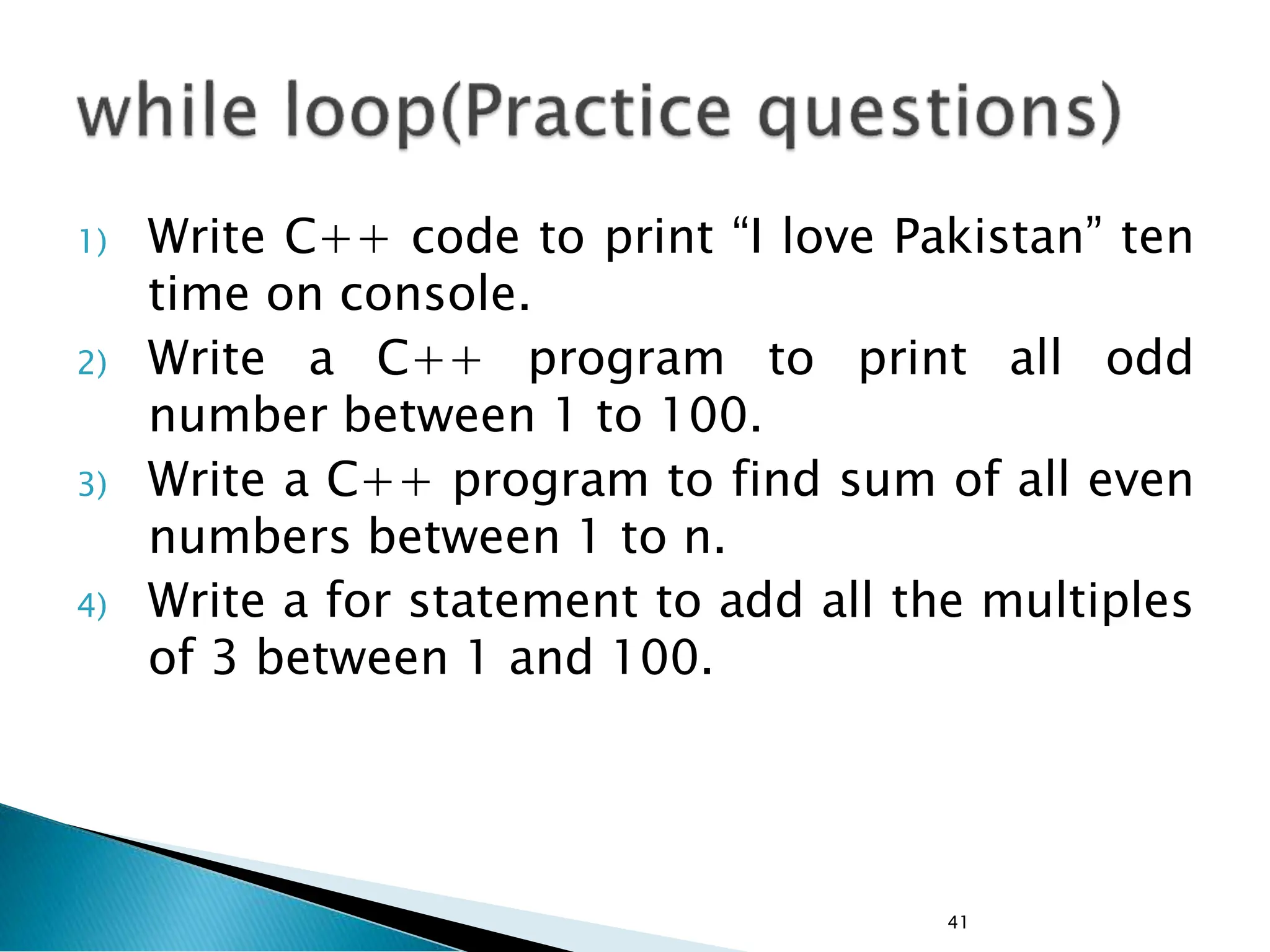 Programming Fundamentals presentation slide | PPT | Free Download