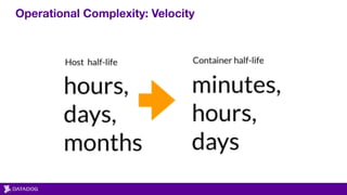 Operational Complexity: Velocity
 