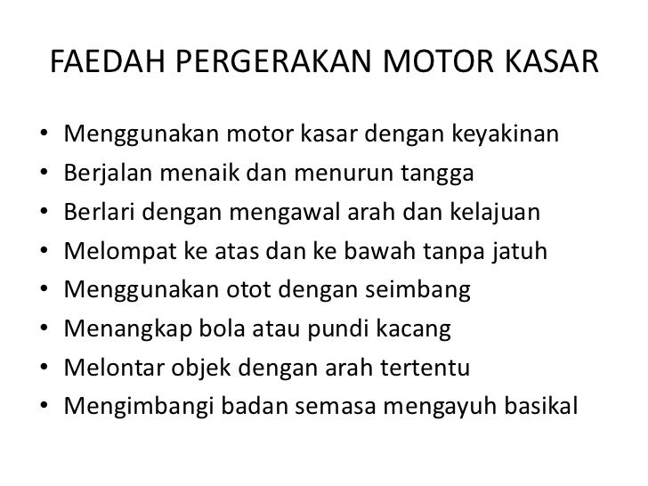 Motor Halus & Kasar serta Perkembangan Kanak-kanak