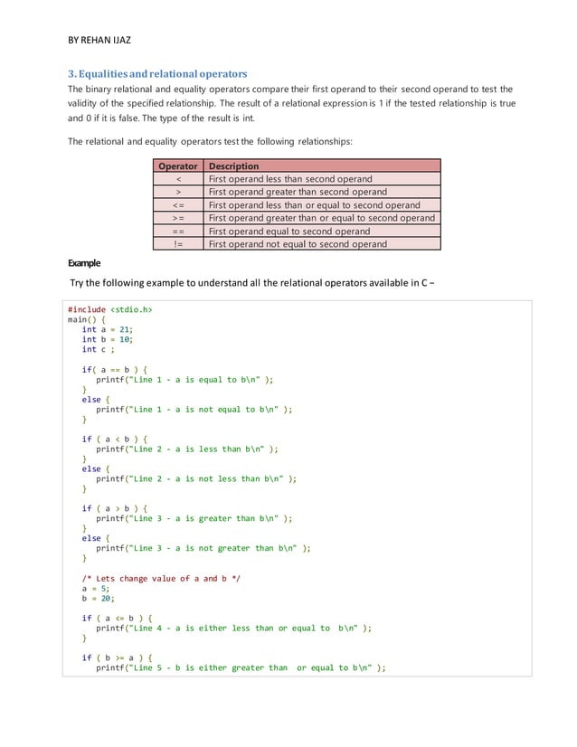 Programming Fundamentals lecture 7 | DOCX