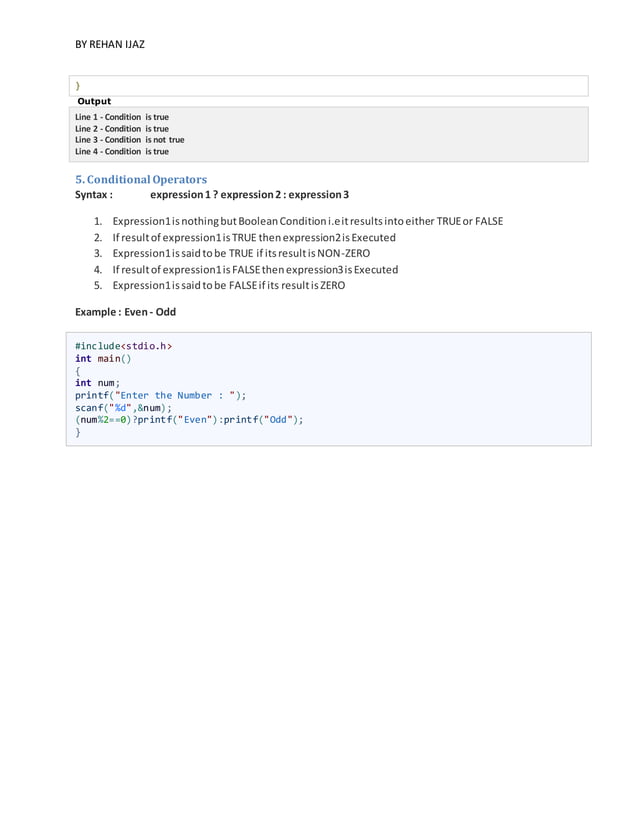 Programming Fundamentals lecture 7 | PDF