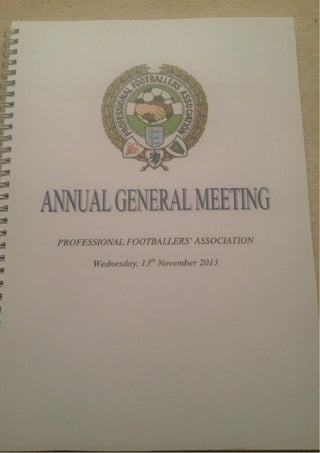 PFA - Annual General Meeting 