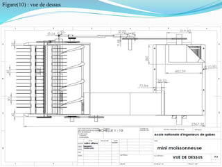 Figure(10) : vue de dessus
 