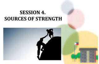 SESSION 4.
SOURCES OF STRENGTH
 