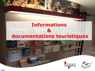 Confirmation des atouts et des faiblesses « fermé le midi, fermé le dimanche l» Faiblesses les problèmes d’affluence surtout dans les stations de sports d’hiverl’aménagement et l’esprit des   locaux, trop administratifs, les horaires pas toujours adaptés personnel non renseigné  et pas assez qualifié   Atouts La richesse de l’informationLa qualité du personnel professionnel et accueillant, Les locaux Les durées d’ouverture « Des documents spécialisés » « Au ski, trop de monde en même temps » « parlent les langues étrangères » « locaux exigus, ambiance mairie » « étudiants, pas de la région» « ouvert même  ledimanche » « contact aimable » « locaux spacieux» 