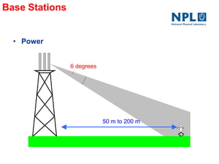 Base Stations
• Power
6 degrees
50 m to 200 m
 