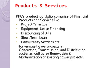 PFC Balance Sheet Analysis | PPTX