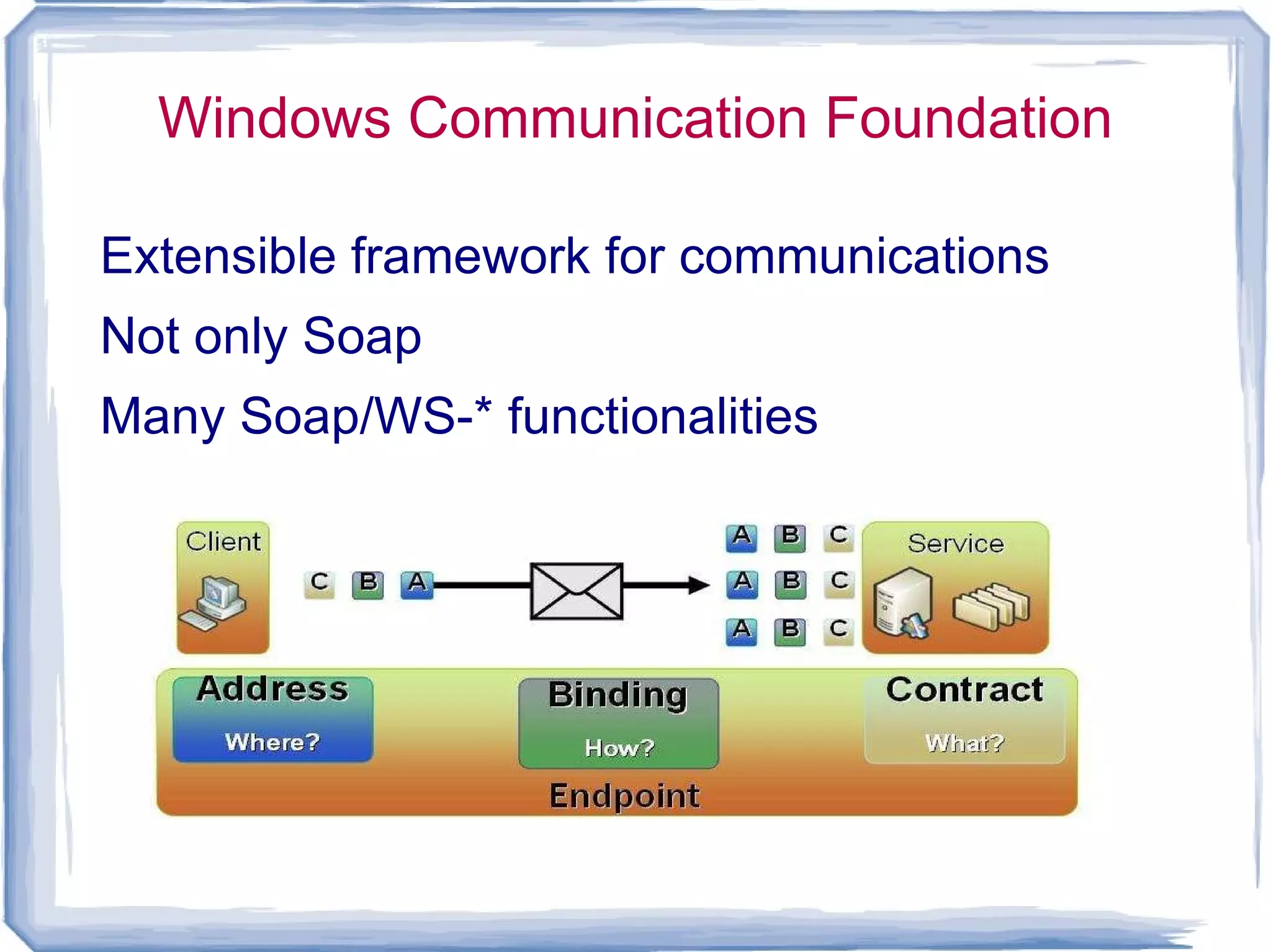 Web services and soap web services depends also on 