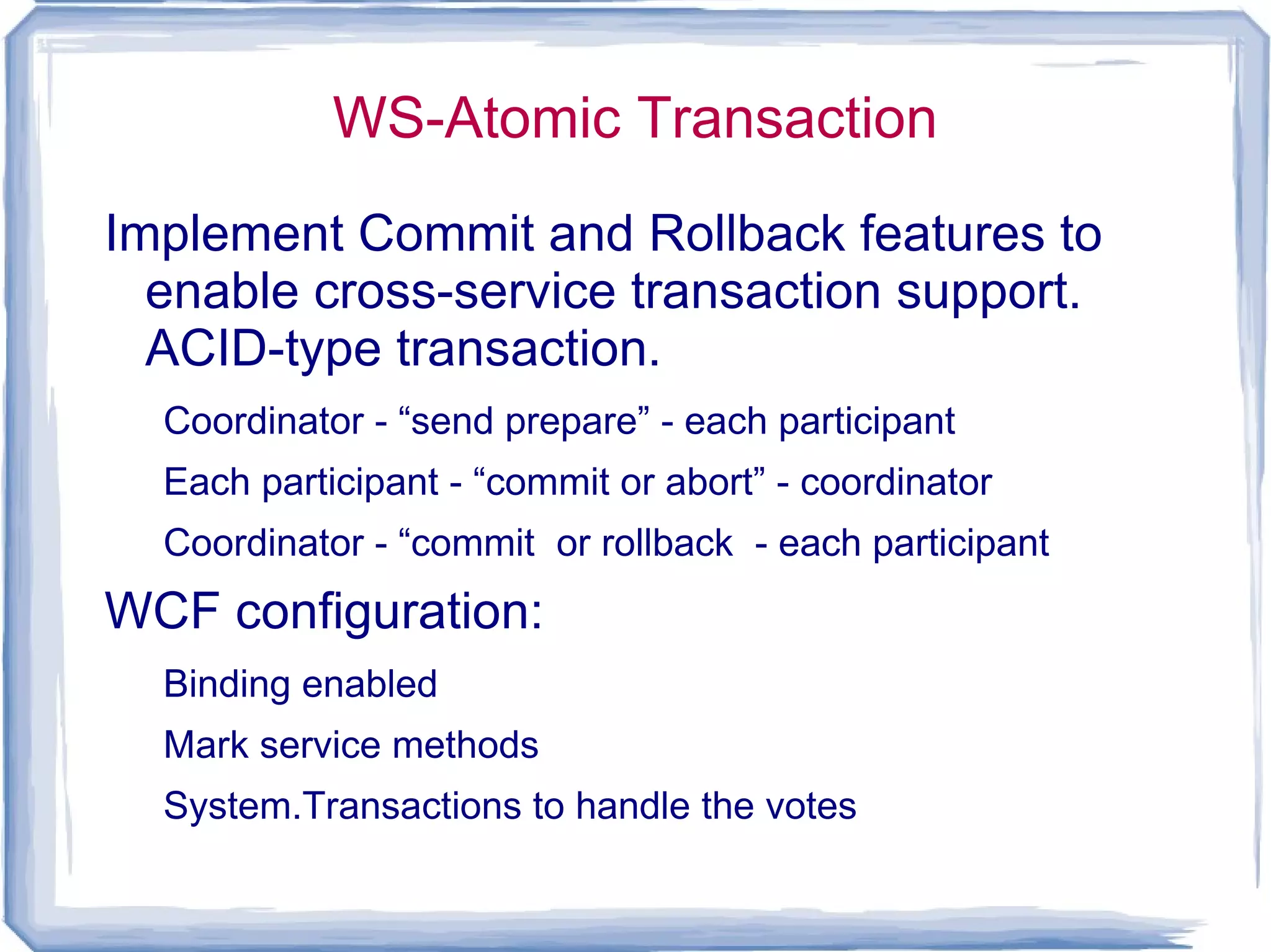 Proof of concept implementation 