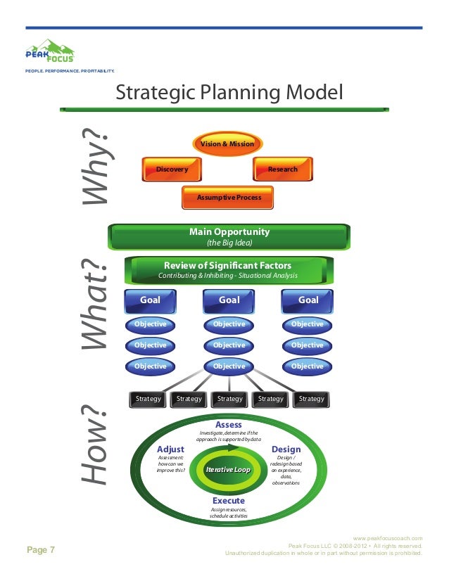 Why, What and How? Strategic Planning White Paper