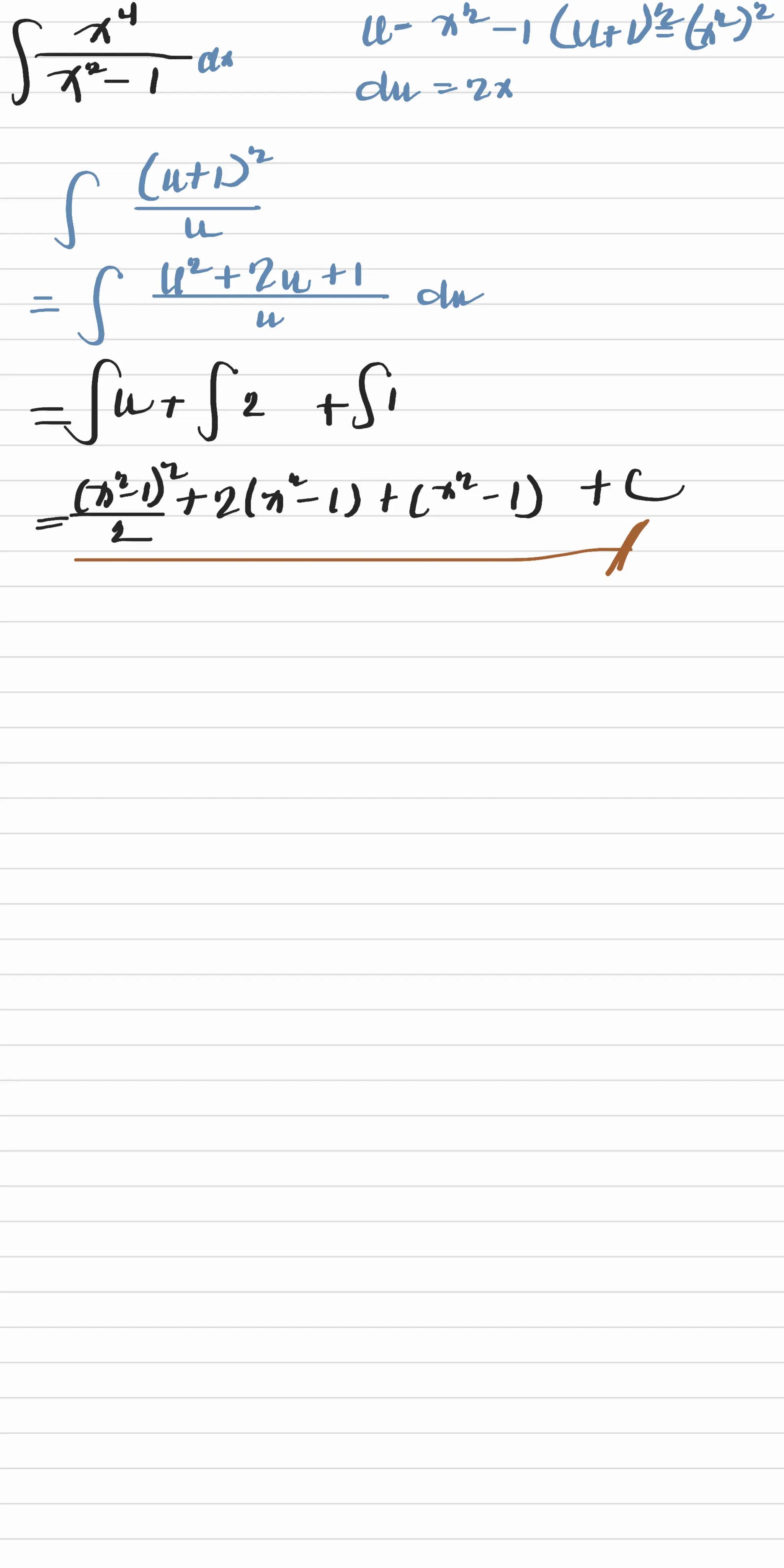 Partial Fraction Decomposition Integral