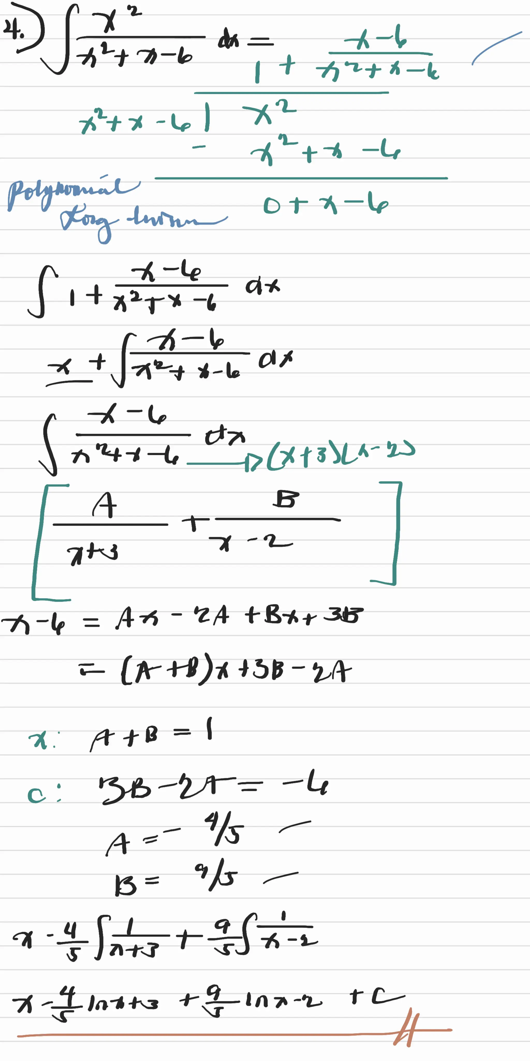 Partial fraction decomposition integral calculus pdf
