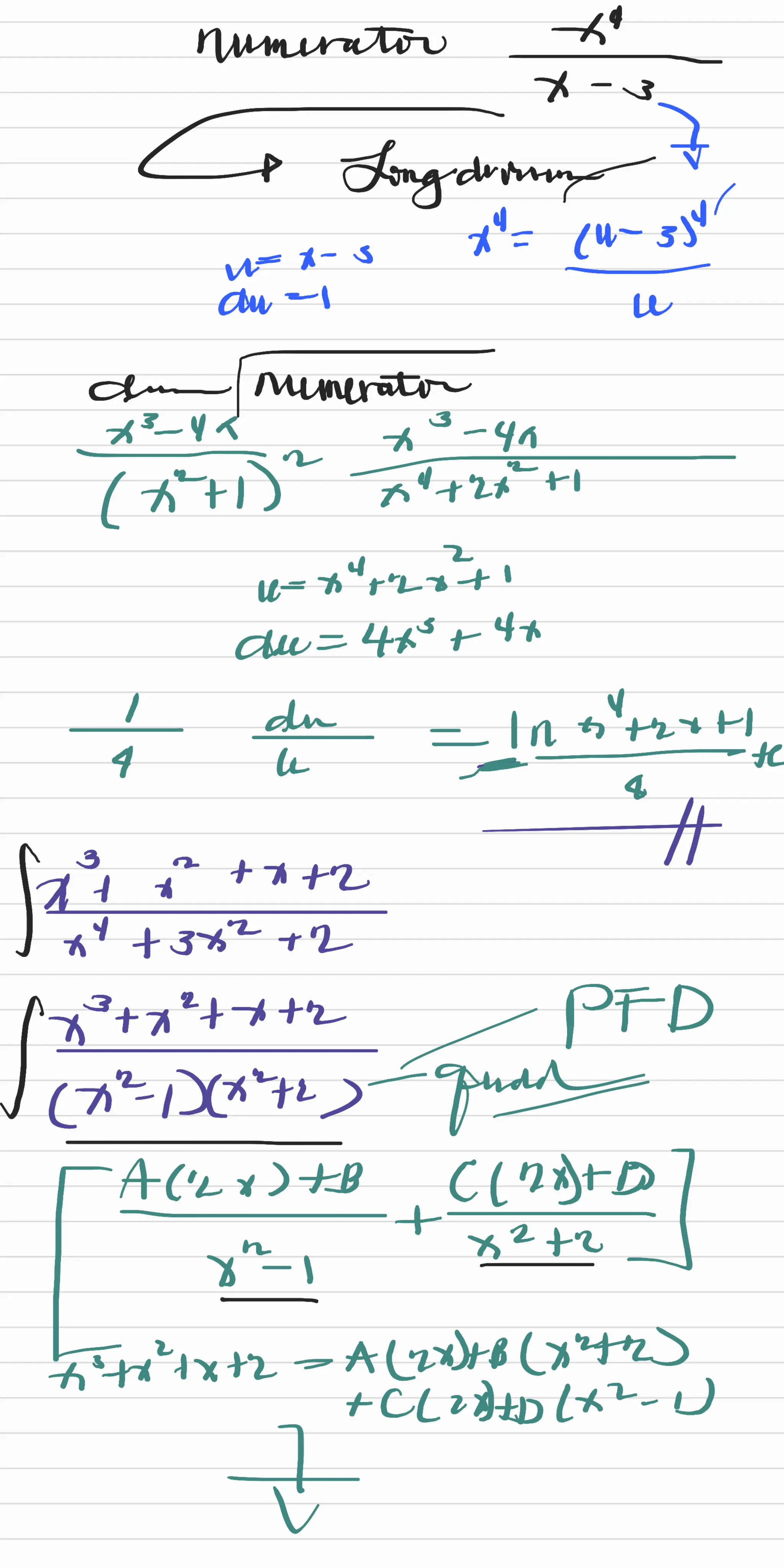 Partial fraction decomposition integral calculus pdf physics science