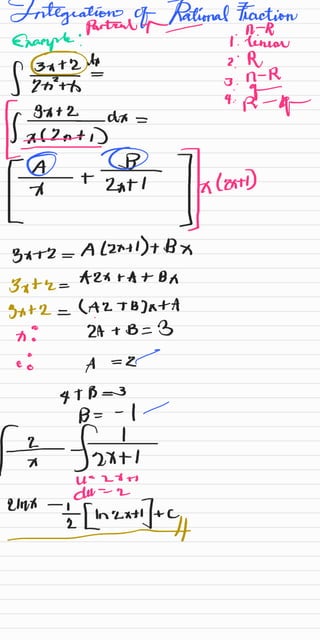 Partial Fraction Decomposition Integral Calculus